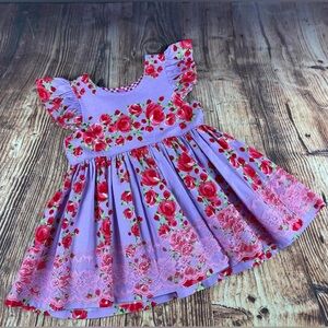 Red Roses Purple Melsa Top